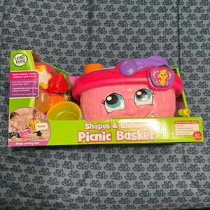 Leap frog shapes & sharing Picnic Basket New